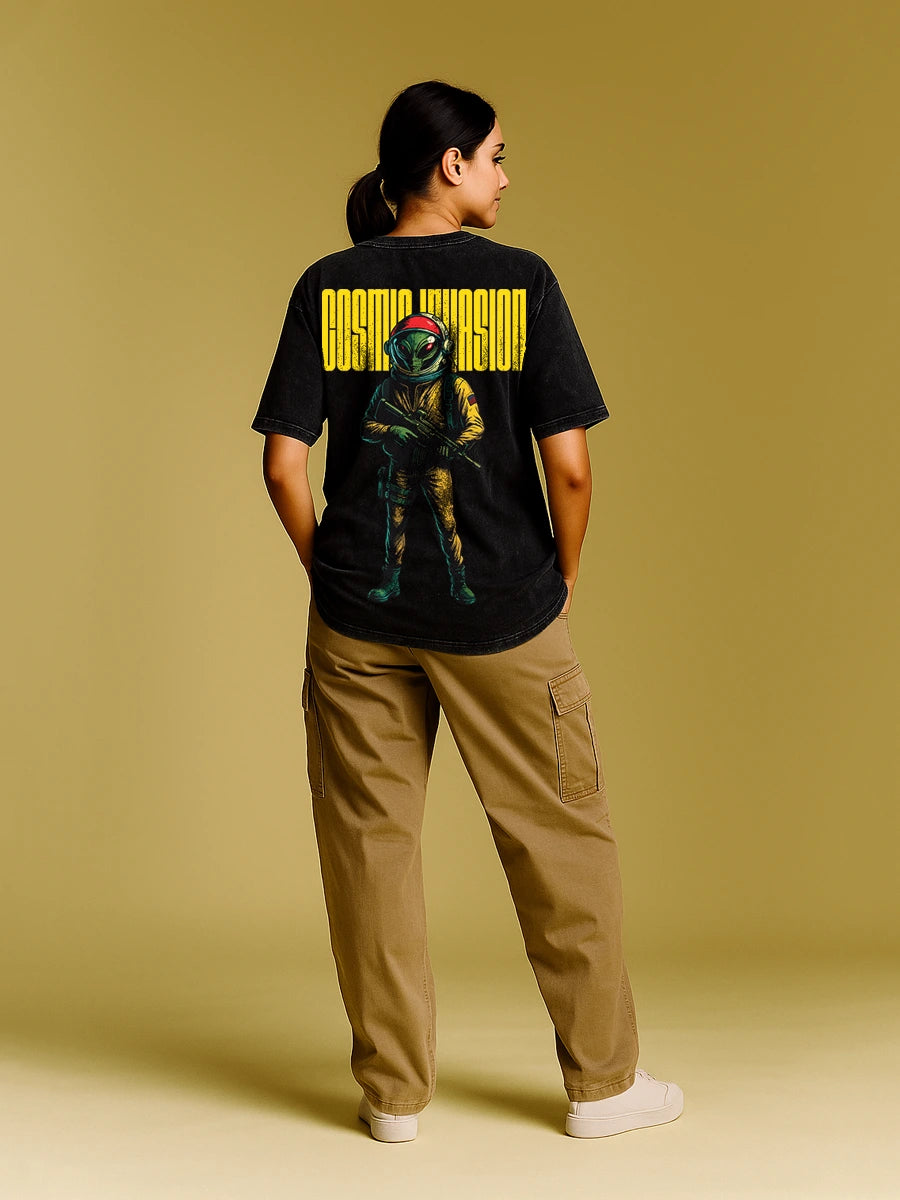 Cosmic Invasion Oversized T-Shirt