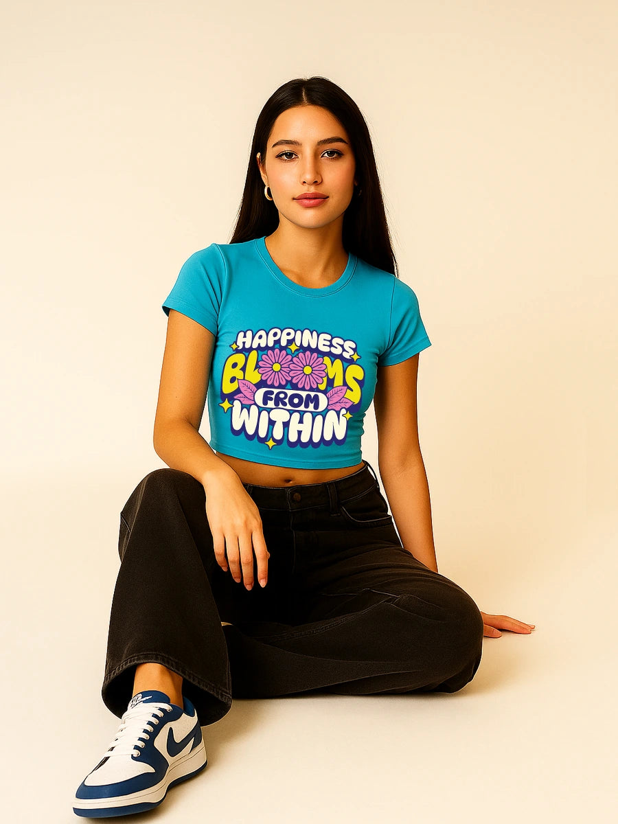 Happiness Blooms Crop Top