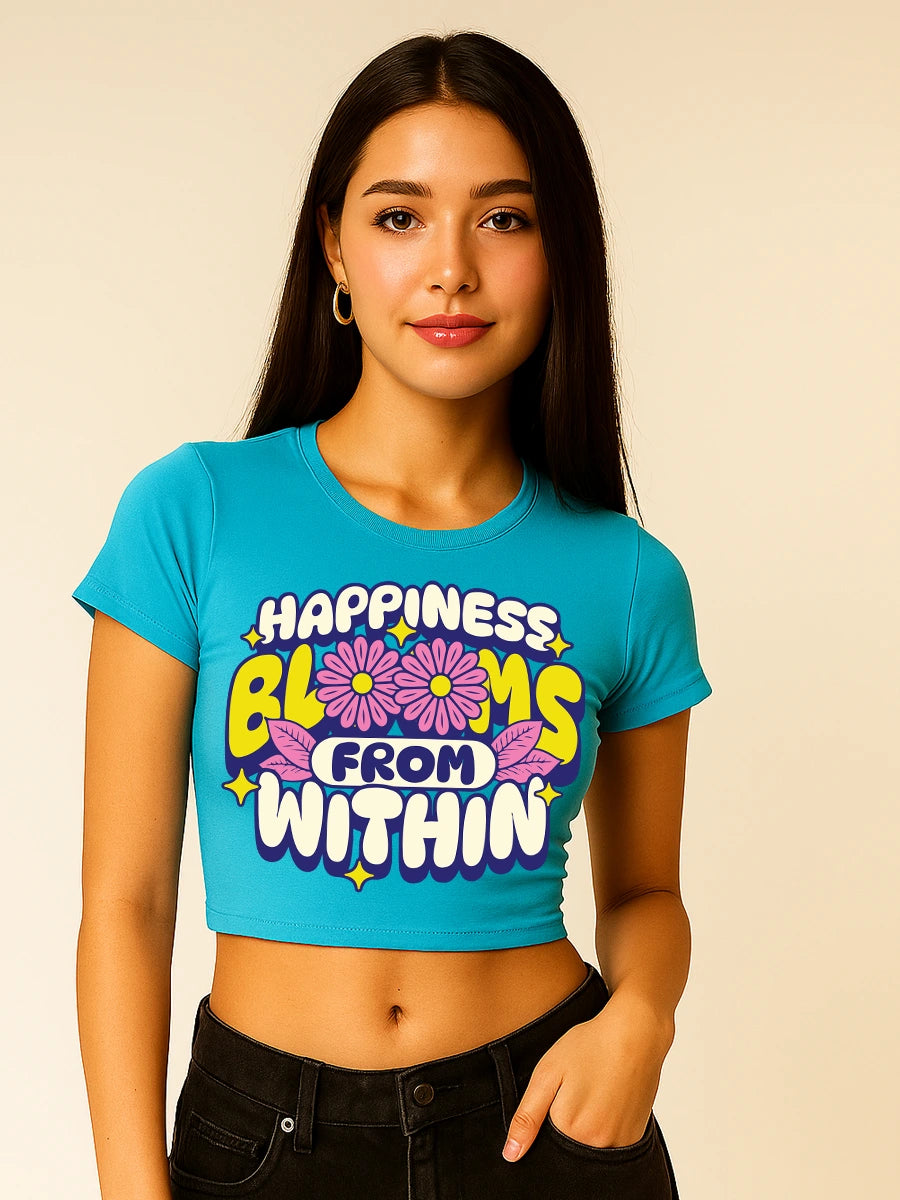 Happiness Blooms Crop Top