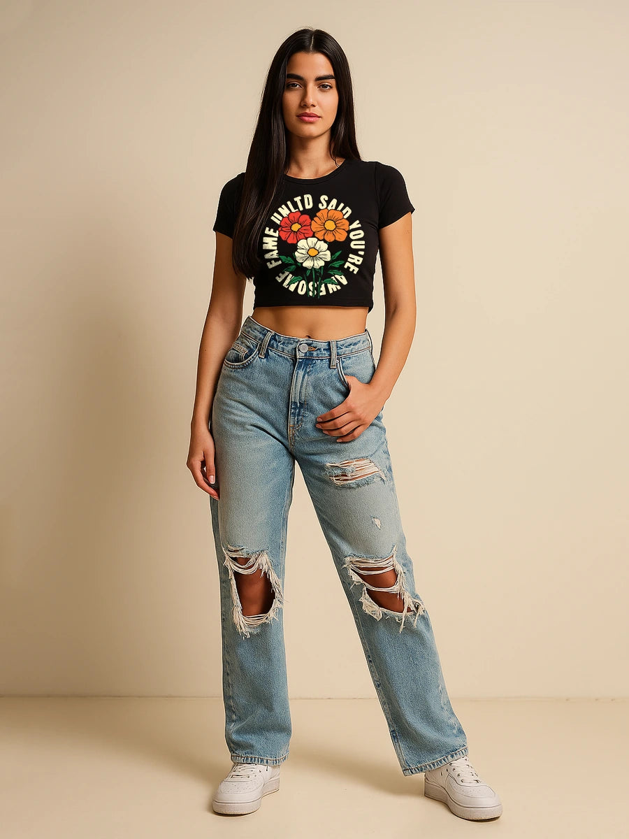 You're Awesome Crop Top