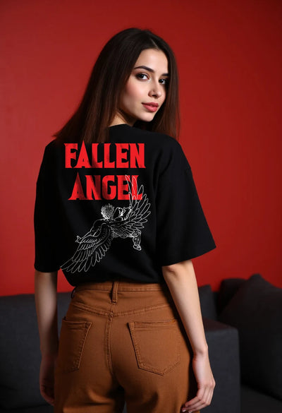 Fallen Angel Oversized T-Shirt Fame Unltd