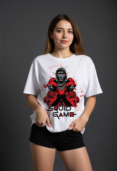 Squid Game Front Man Oversized T-Shirt Fame Unltd