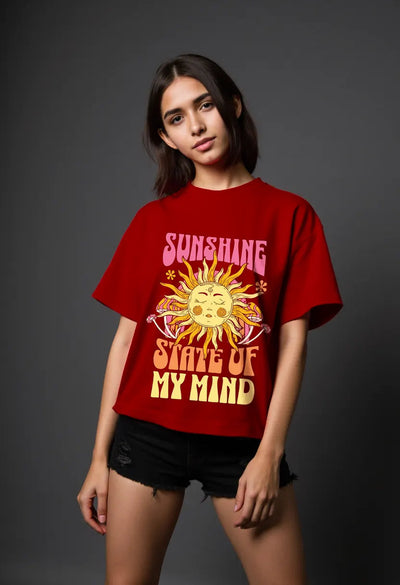 Sunshine Oversized T-Shirt Fame Unltd